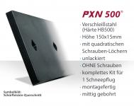 SchürfleistKit Verschleißstahl 150x15mm (X5H5U.N) UNLACKIERT | OHNE Schrauben